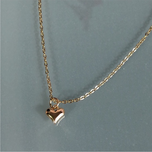 Elegant Dainty Mini Heart Necklace - 18K Gold Plated - Perfect Mother's Day Gift - Picture 7 of 8